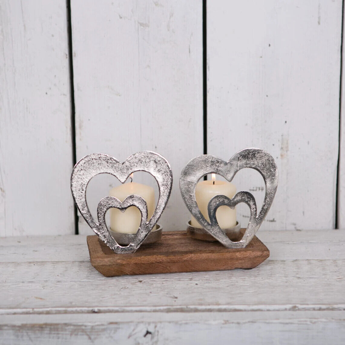 Aluminium Love Couple Pet Cat Mr Mrs You Me Gift Home Decor Ornaments On Wood