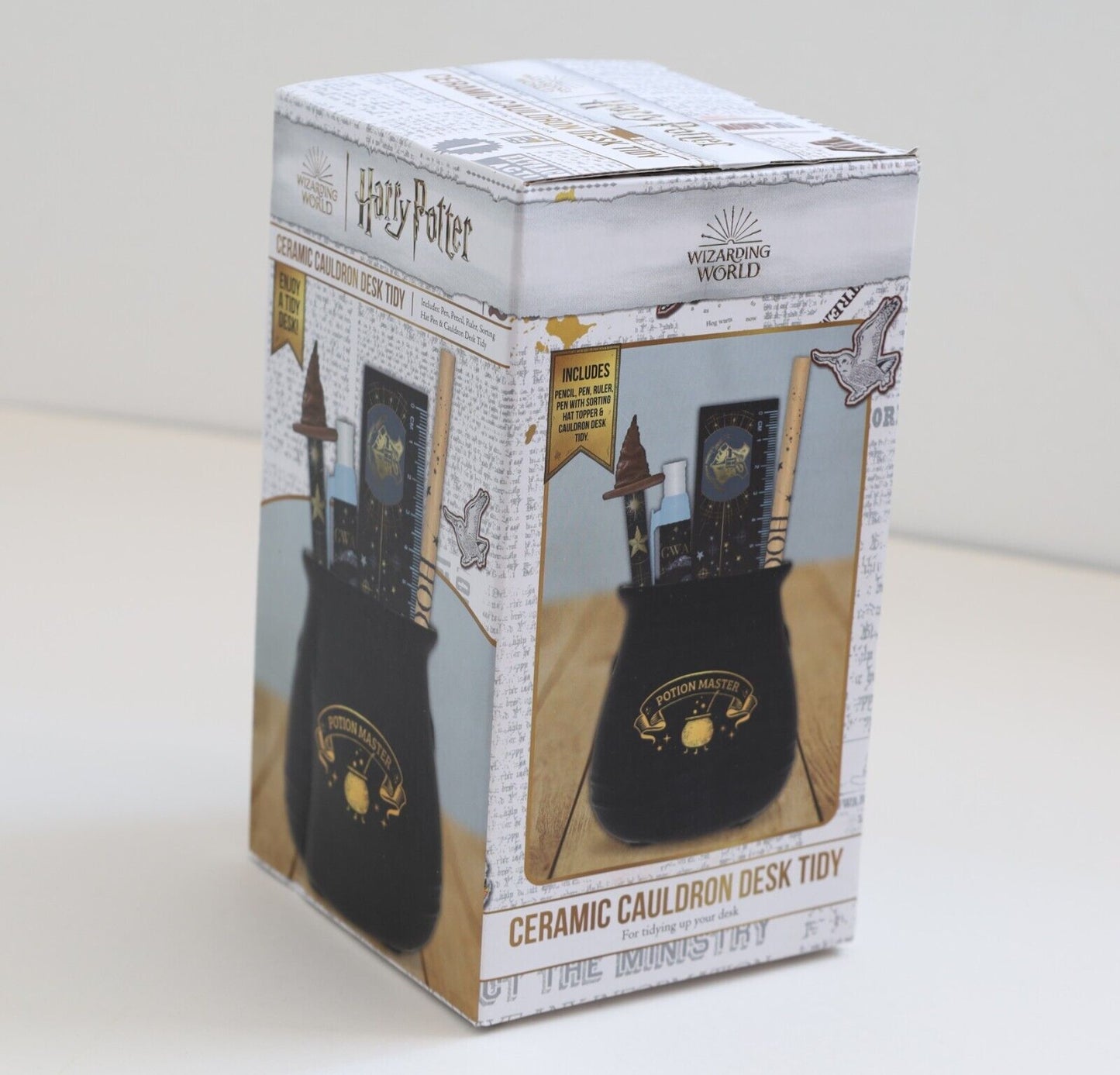 Harry Potter Potion Pen Holder Gift Set Novelty Pen Stationery Ruler Sorting Hat