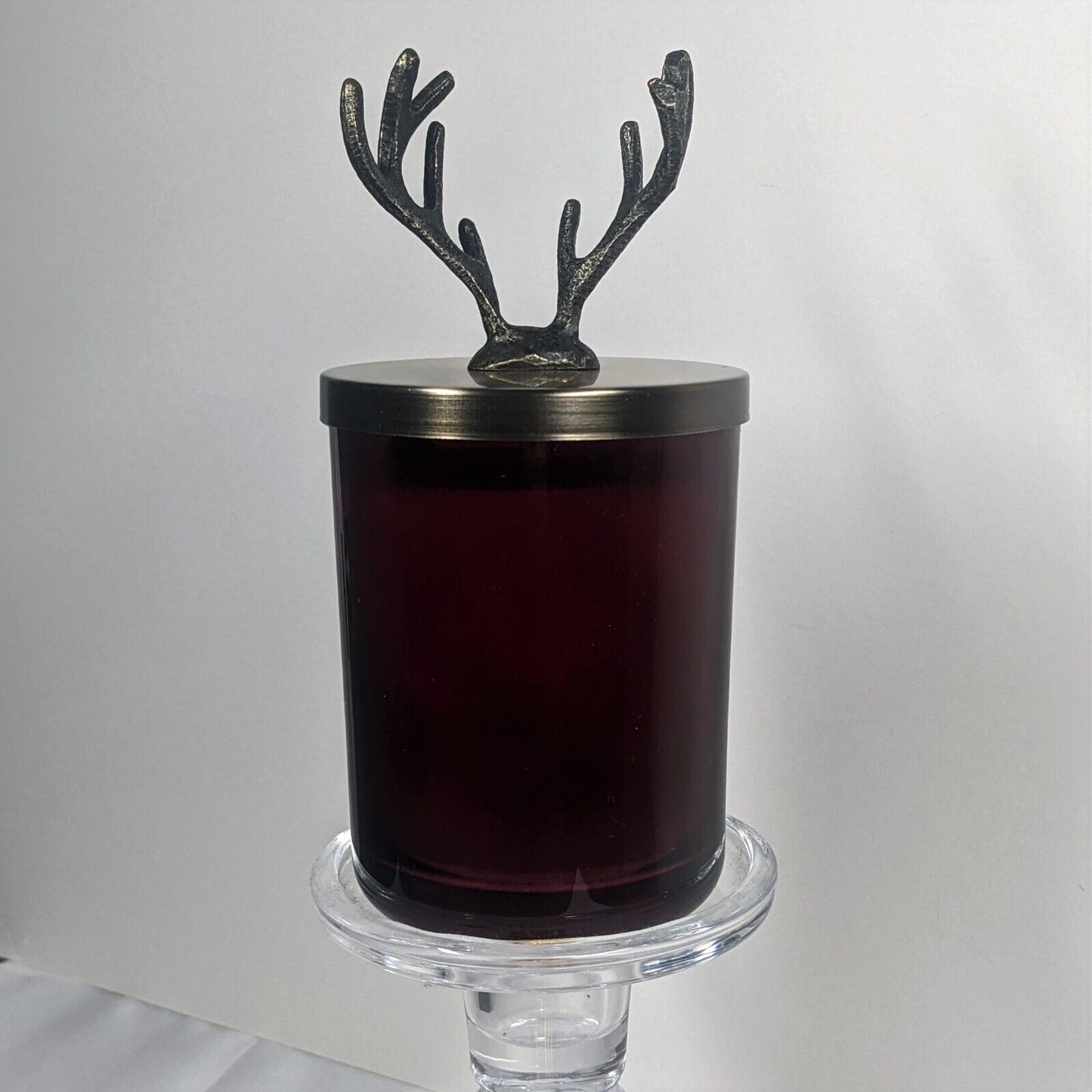 40 Hours Stag Sandalwood & Tonka Scented Candle Winters Christmas Home Decor