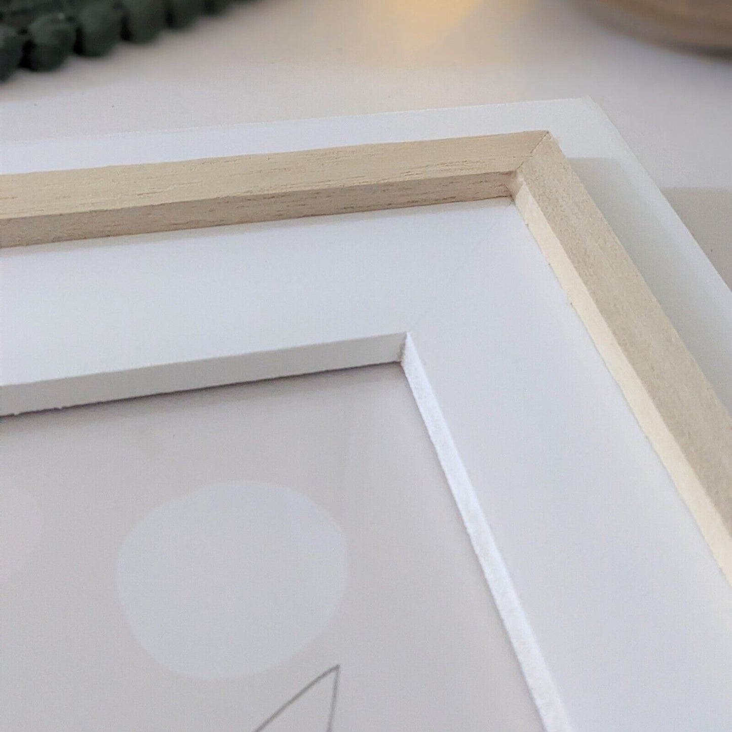 4 X 6" Photo Picture Display Frame Wooden White Wooden Photo Picture Frame
