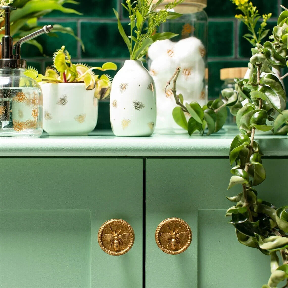 Gold Bee Vintage Metal Drawer Cupboard Pull Door Handle Knob Furniture Handle