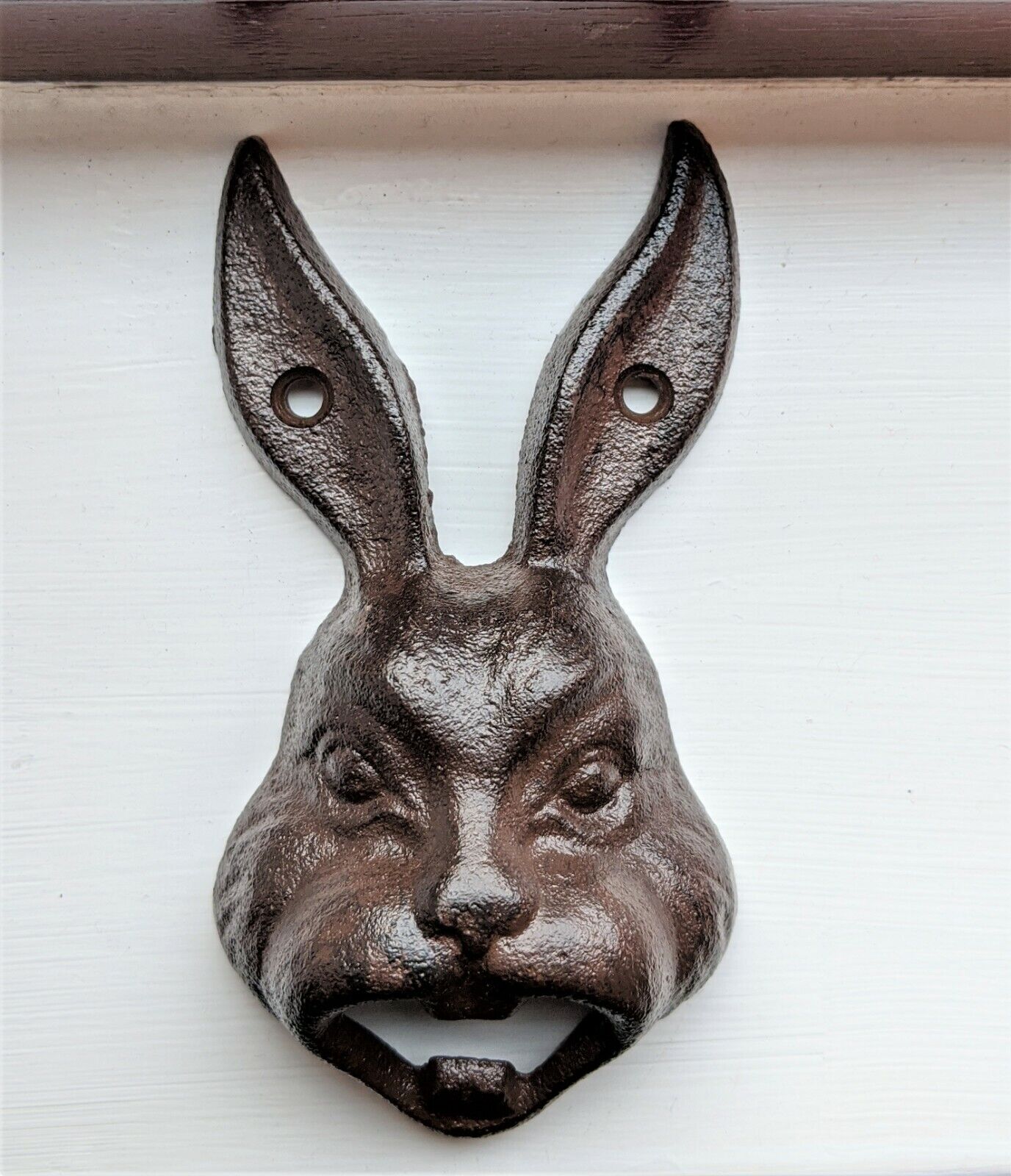 Animal Bottle Opener Stag Bear Head Cast Iron Metal Wall Mounted Bottle Opener