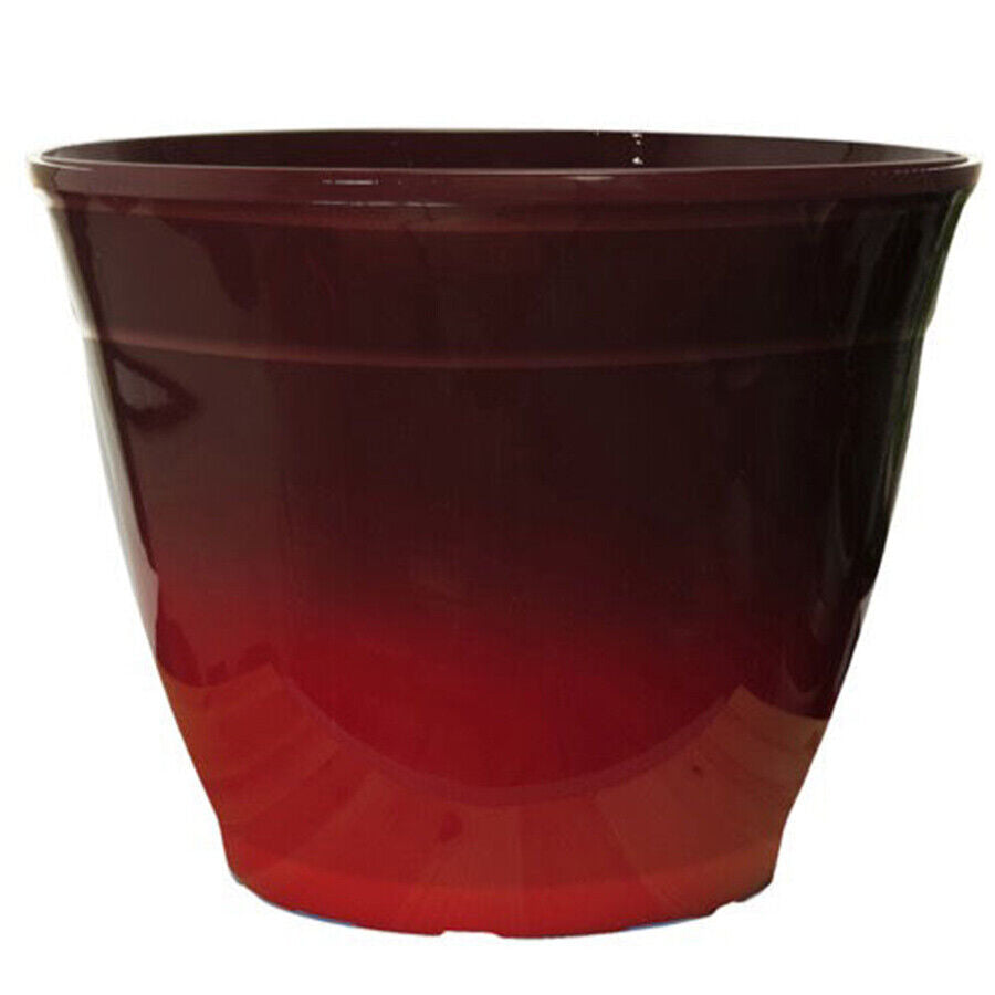 22L Large Plant Pot 38cm Tall Round Plastic Planter Outdoor Garden Flower Tree