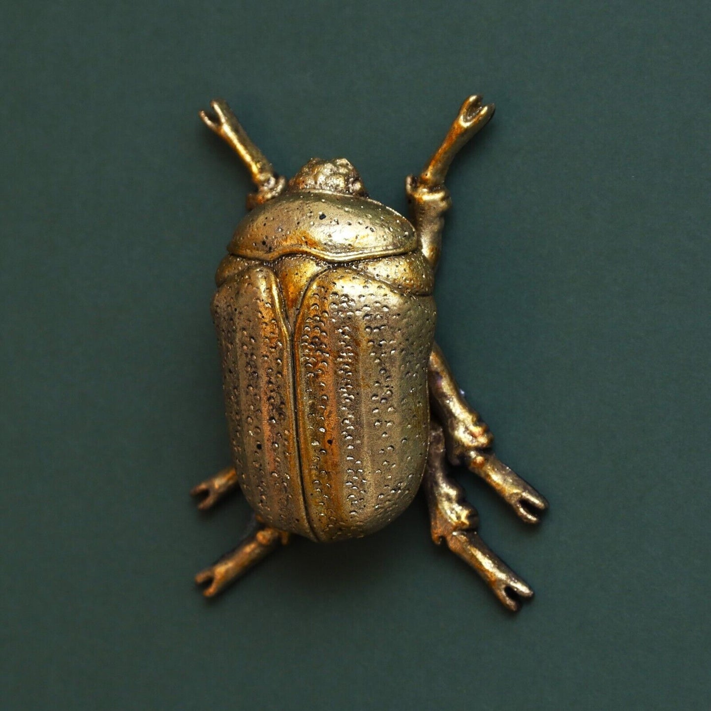 Steampunk Gold Stag Lady Beetle Wall Bee Art Hanging Insect Bug Ornament Décor