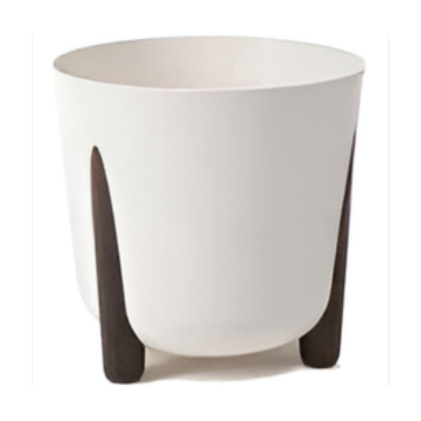 2Pc Eco Friendly Cream Plant Pot 30cm Home Outdoor Garden Round Flower Planter