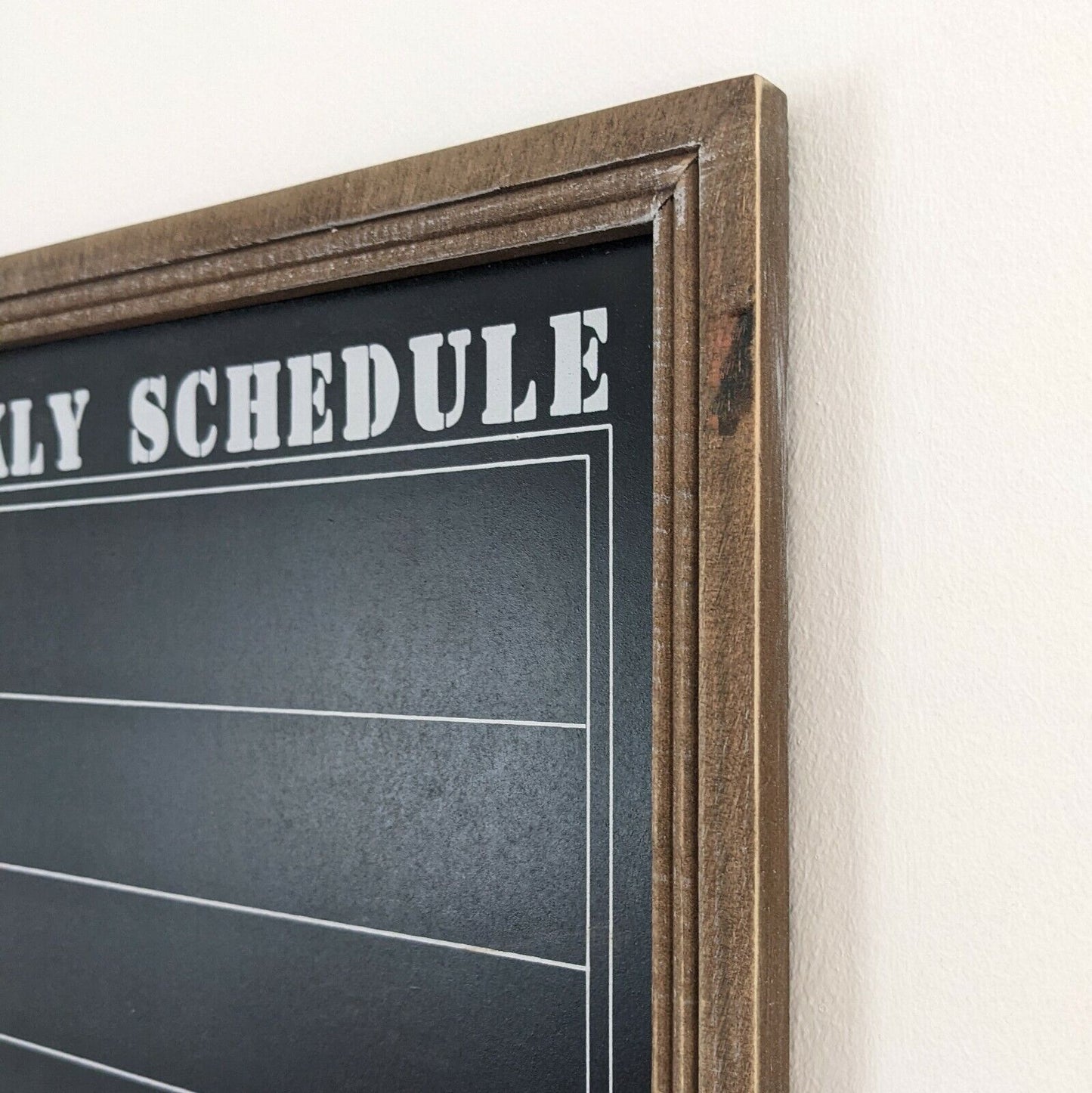 Chalk Board Week Days Meal Menu Planner Events Notes Kitchen Organiser Plaque