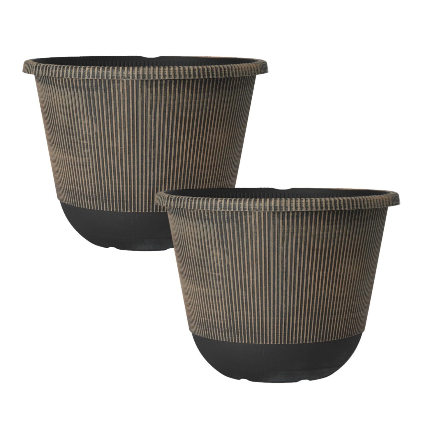 Round Maple Plastic Plant Pot 30cm Indoor 9L Garden Outdoor Flower Planter Cover