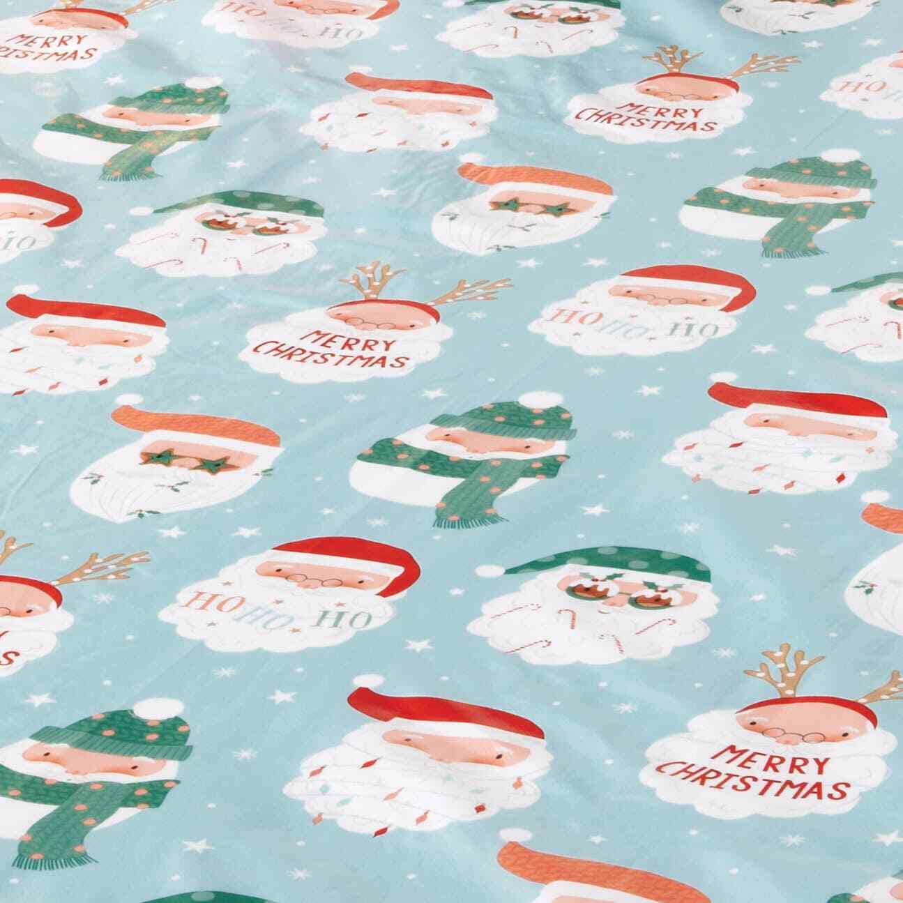 Christmas Dining Table PVC Cloth Wipe Clean Xmas Table Protector Cover 132 x 178