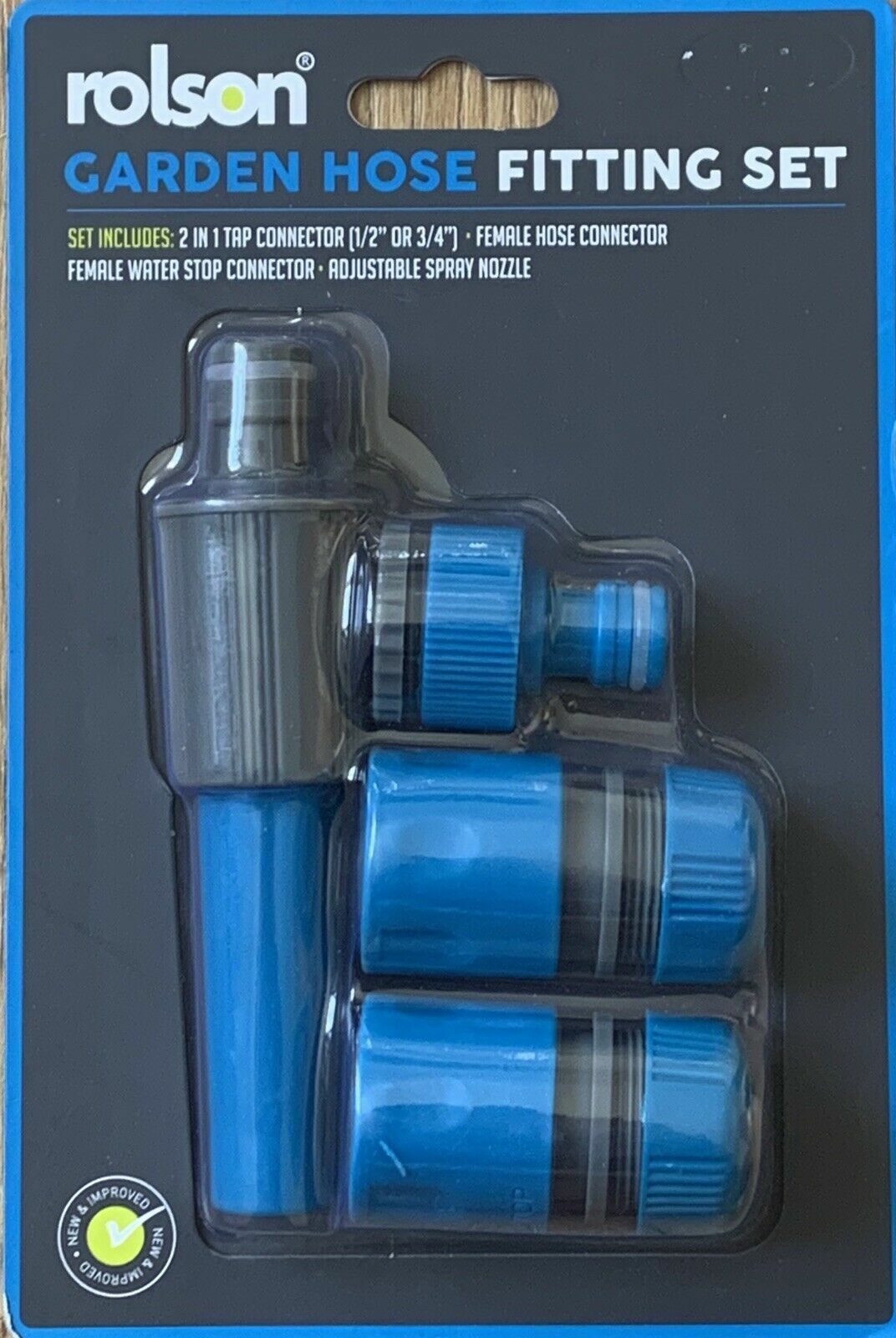 Spray Nozzle Water Hose Gun Multi Pattern Garden Adjustable Mist Attachments