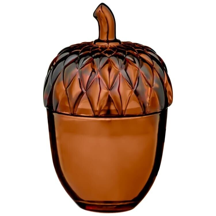 15 Hours Spiced Woods Scented Acorn Shape Candle Home Christmas Decor Ornament