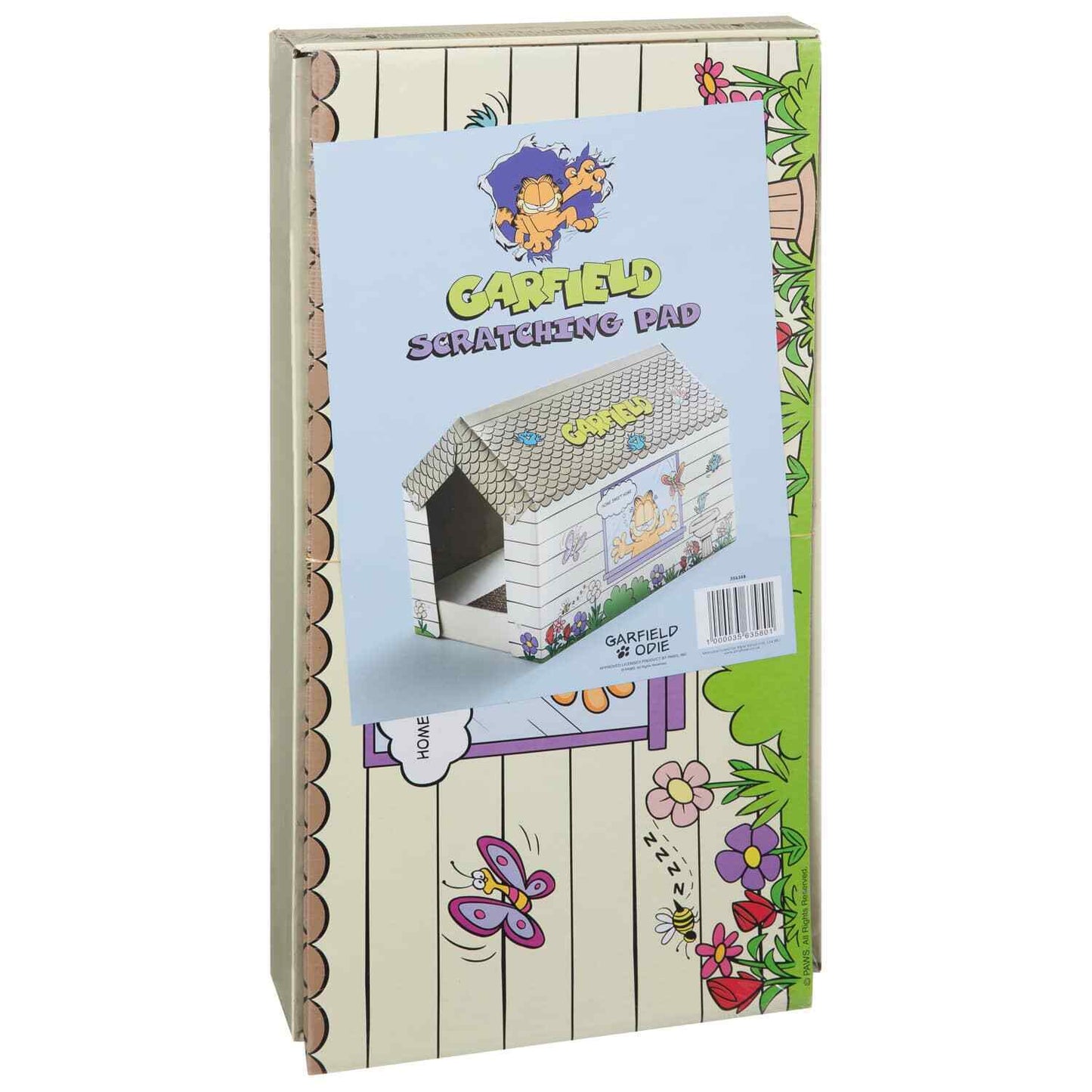 Garfield Cardboard Cat Kitten Pet Scratching House Scratch Pad board Home
