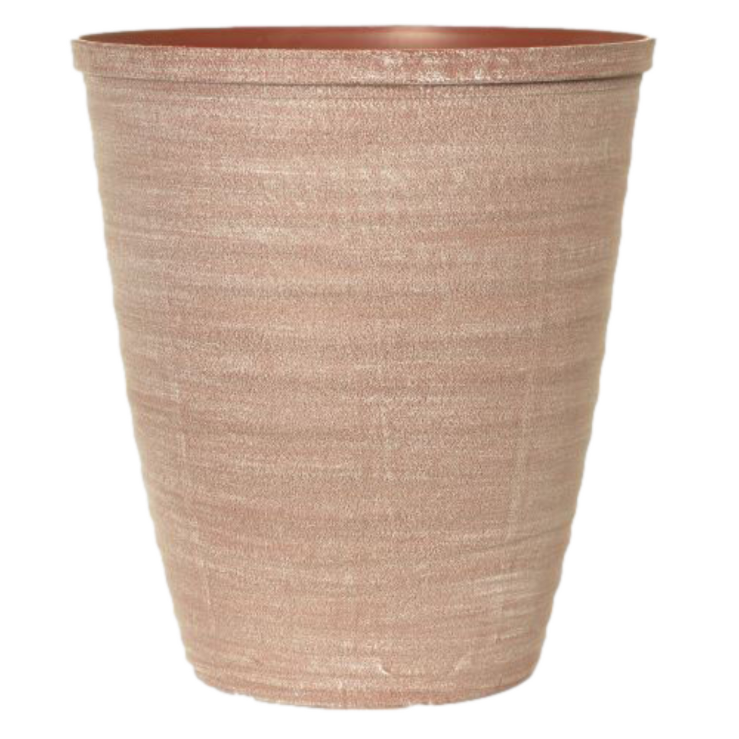 2Pc Plastic Dune Powdered Brick Rim Plant Pot 27cm Garden Planter 14L Outdoor