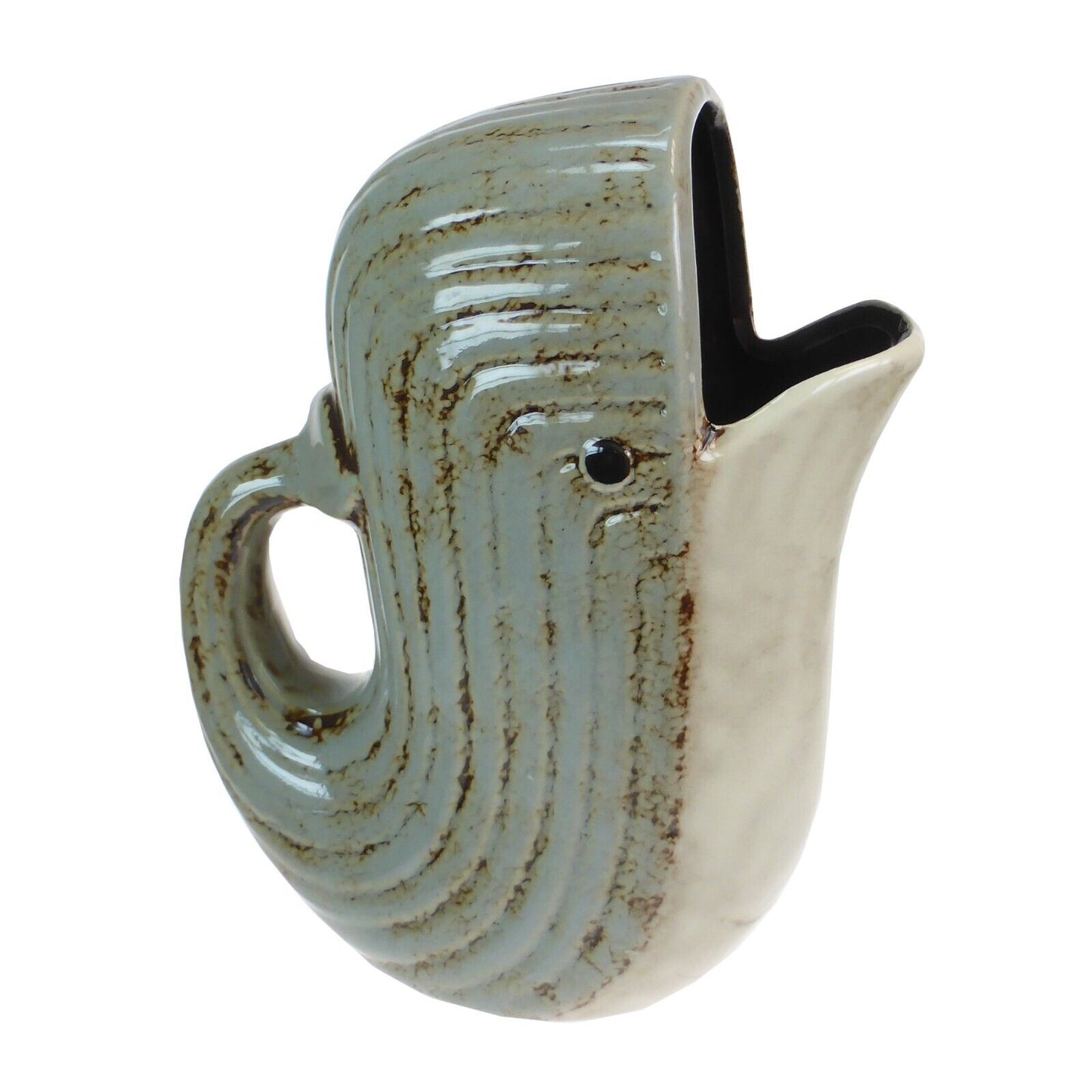 Ceramic Whale Jug with Handle Kitchen Crockery Table Decorative Fish Shaped Jug
