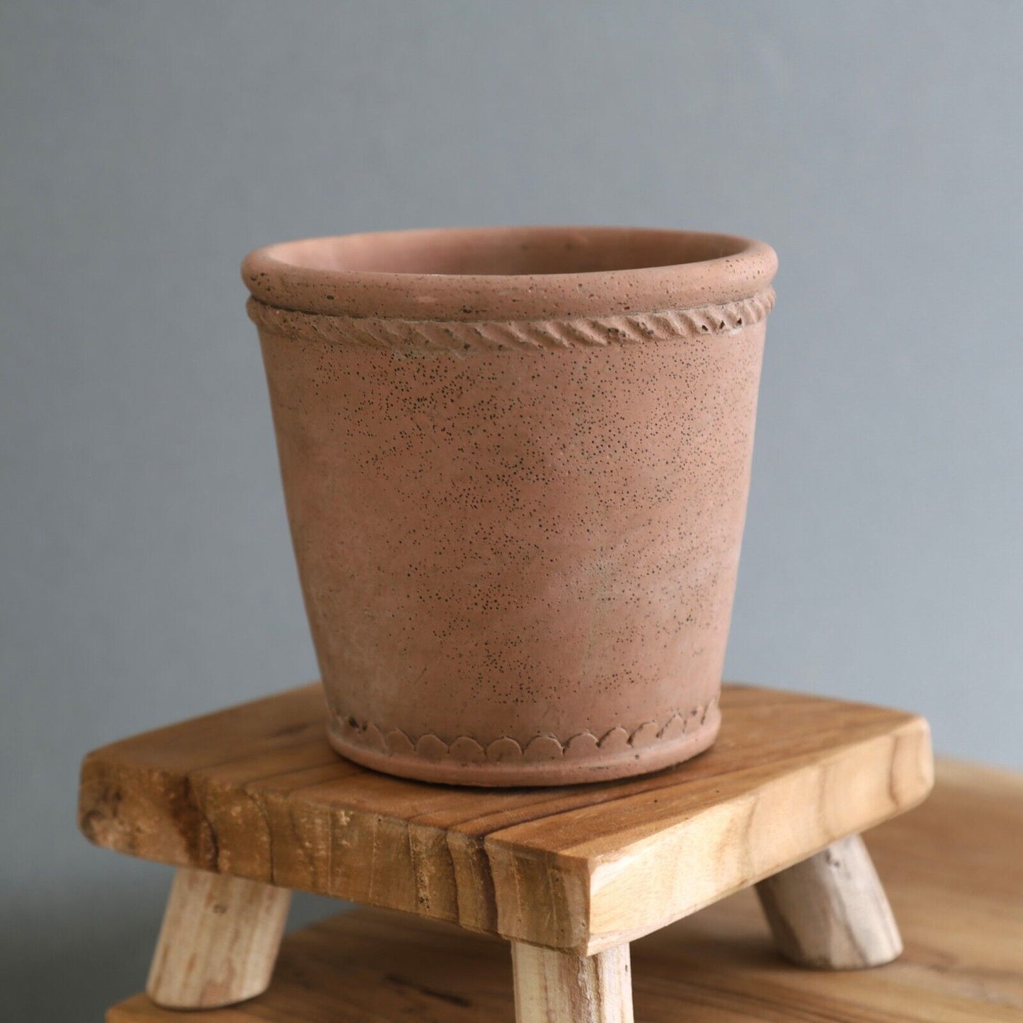 Aged Terracotta Plant Pot Planter Cover Clay Flowers Herbs Indoor Outdoor Flower