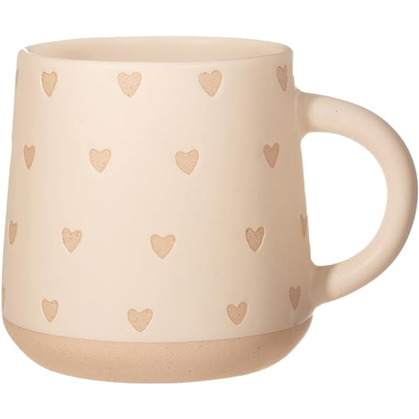 Stonware Best Mum Rustic Mug Hearts 360ml Tea Coffee Water Cup Home Gift