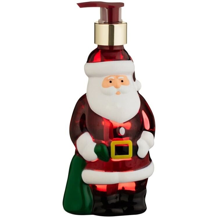 Christmas Santa Festive Scented 350ml Soap Filled Plastic Bottle Novelty Secret
