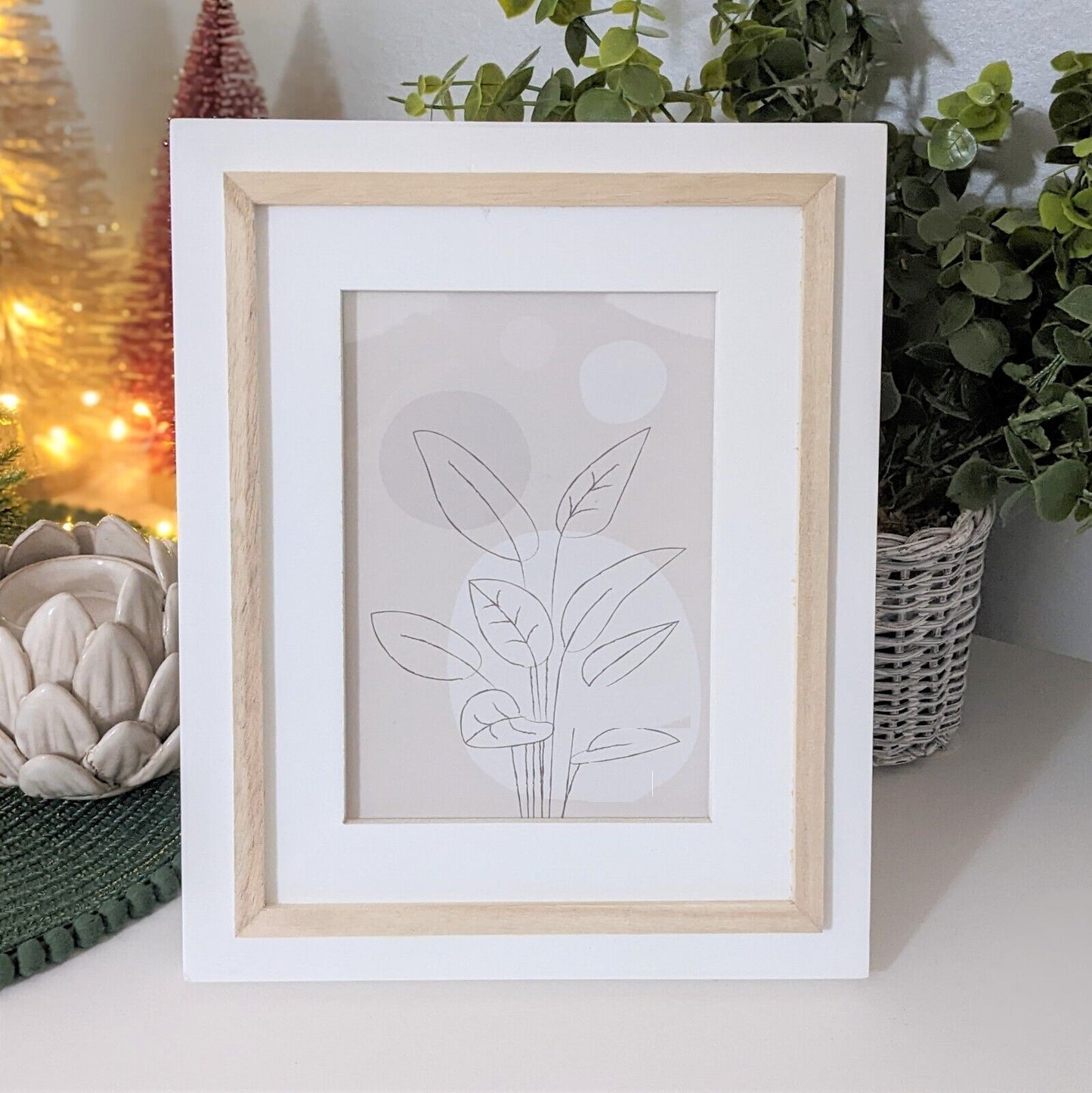4 X 6" Photo Picture Display Frame Wooden White Wooden Photo Picture Frame