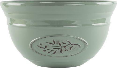 Gloss Ceramic Plastic Planters Flower Plant Pots Barrel Tall Bowl Olive Cover