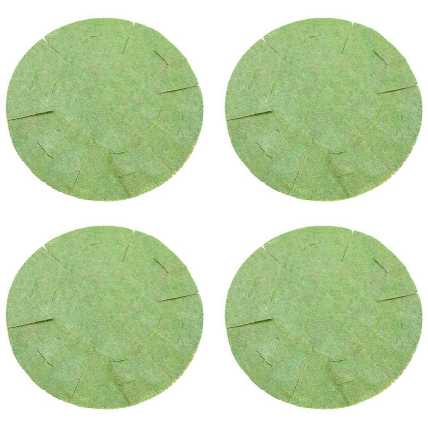 Jute Liner 4Pc Green Natural 16inch Hanging Basket Round Shape Garden Home Decor
