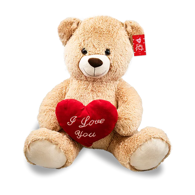 I Love You Teddy Bear Valentine Day Large Love Heart Plush 55cm Gift For Him/Her