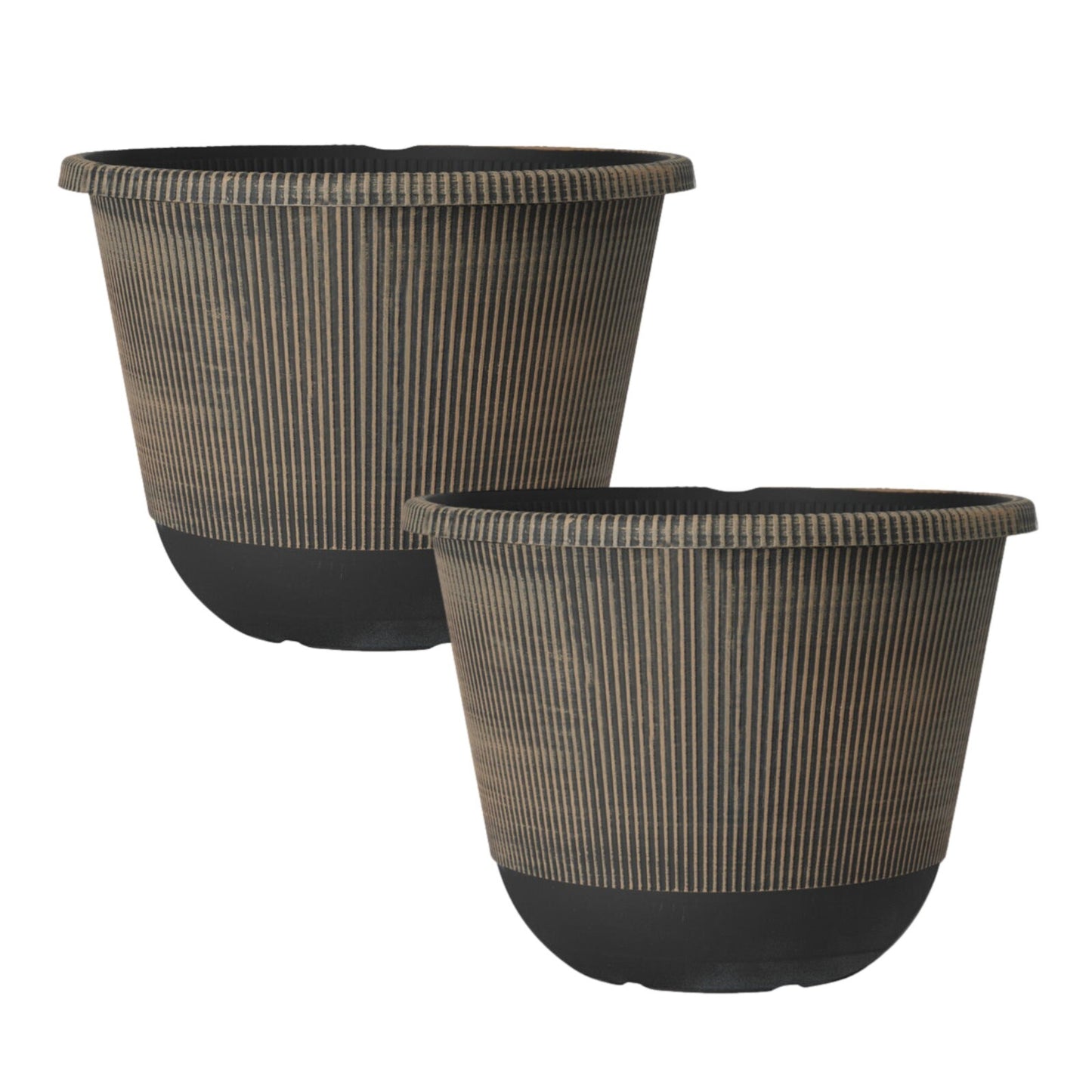 Round Maple Plastic Plant Pot 30cm Indoor 9L Garden Outdoor Flower Planter Cover