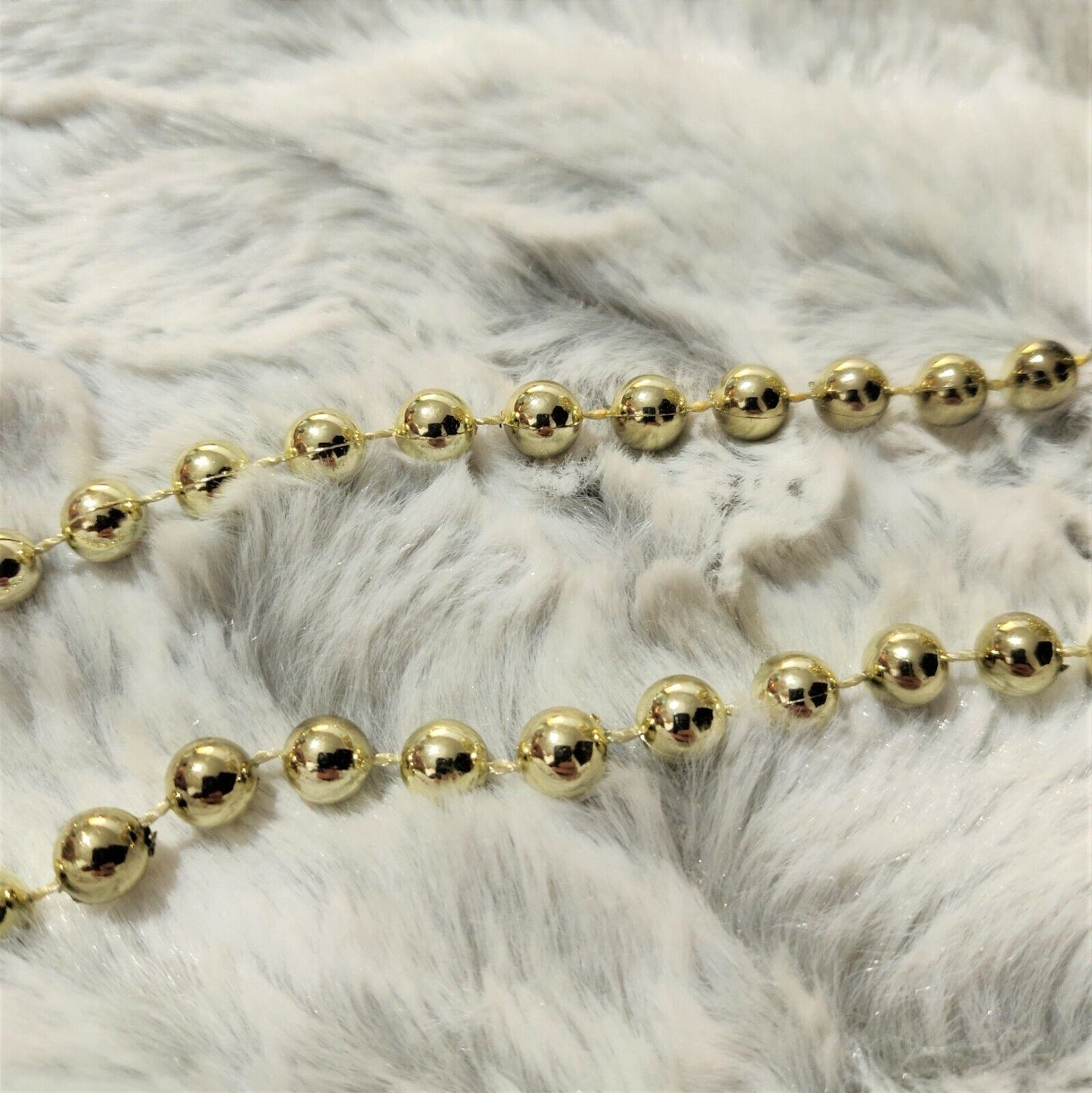 15m Plastic Beads Chain Pearls Garland Christmas Tree Party Home Decoration