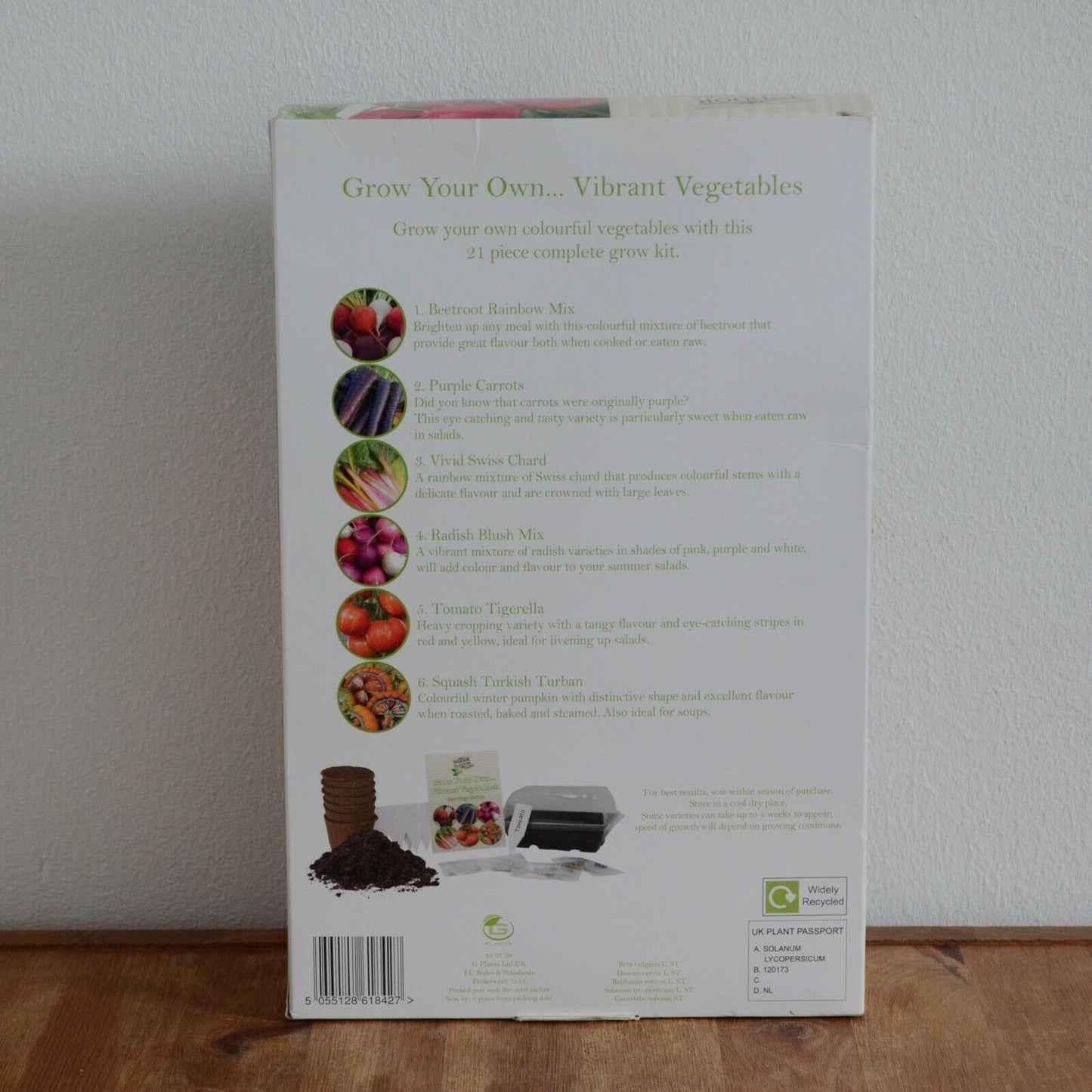 Grow Your Own 6 Types Vegetables At Home Starters Kit Set Home Gardening Setup