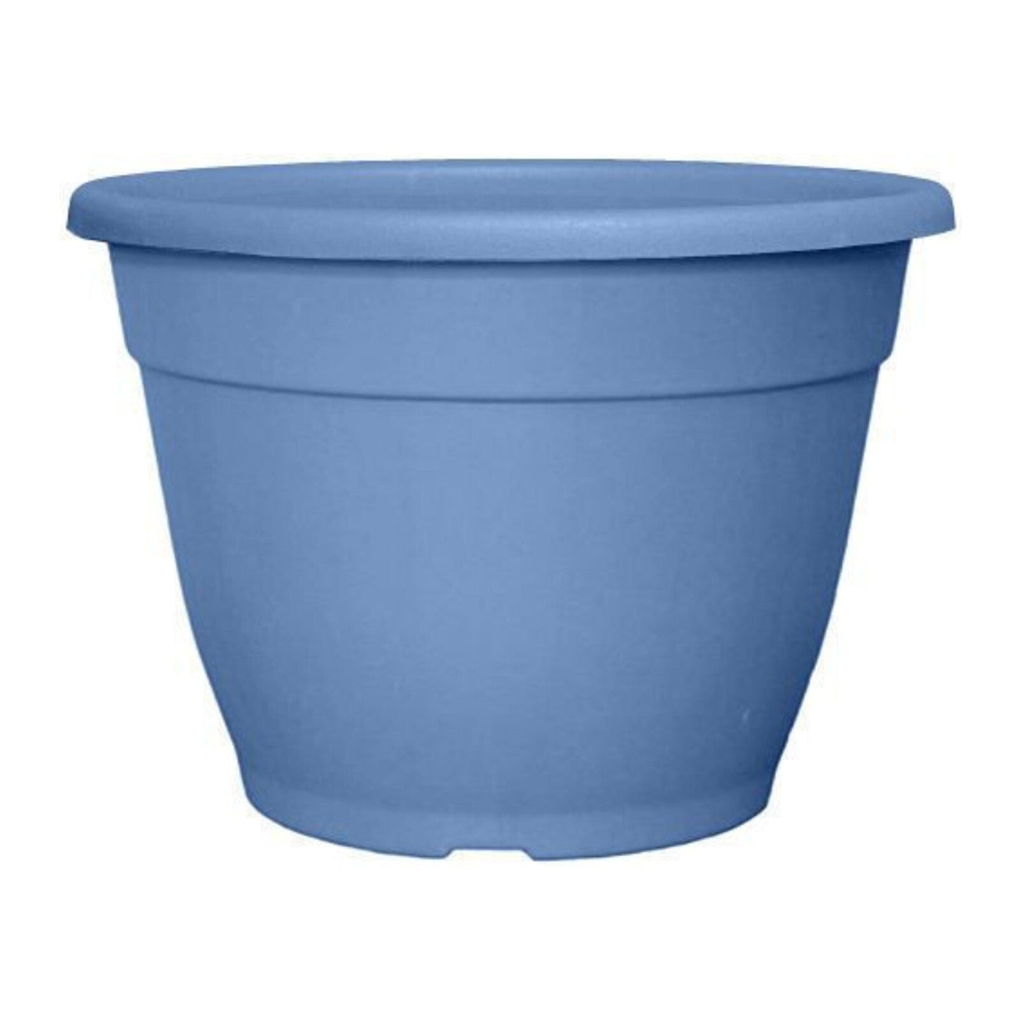 Round Plastic Plant Pot 30cm Pastle Blue 9.5L Home Garden Outdoor Planter Cover