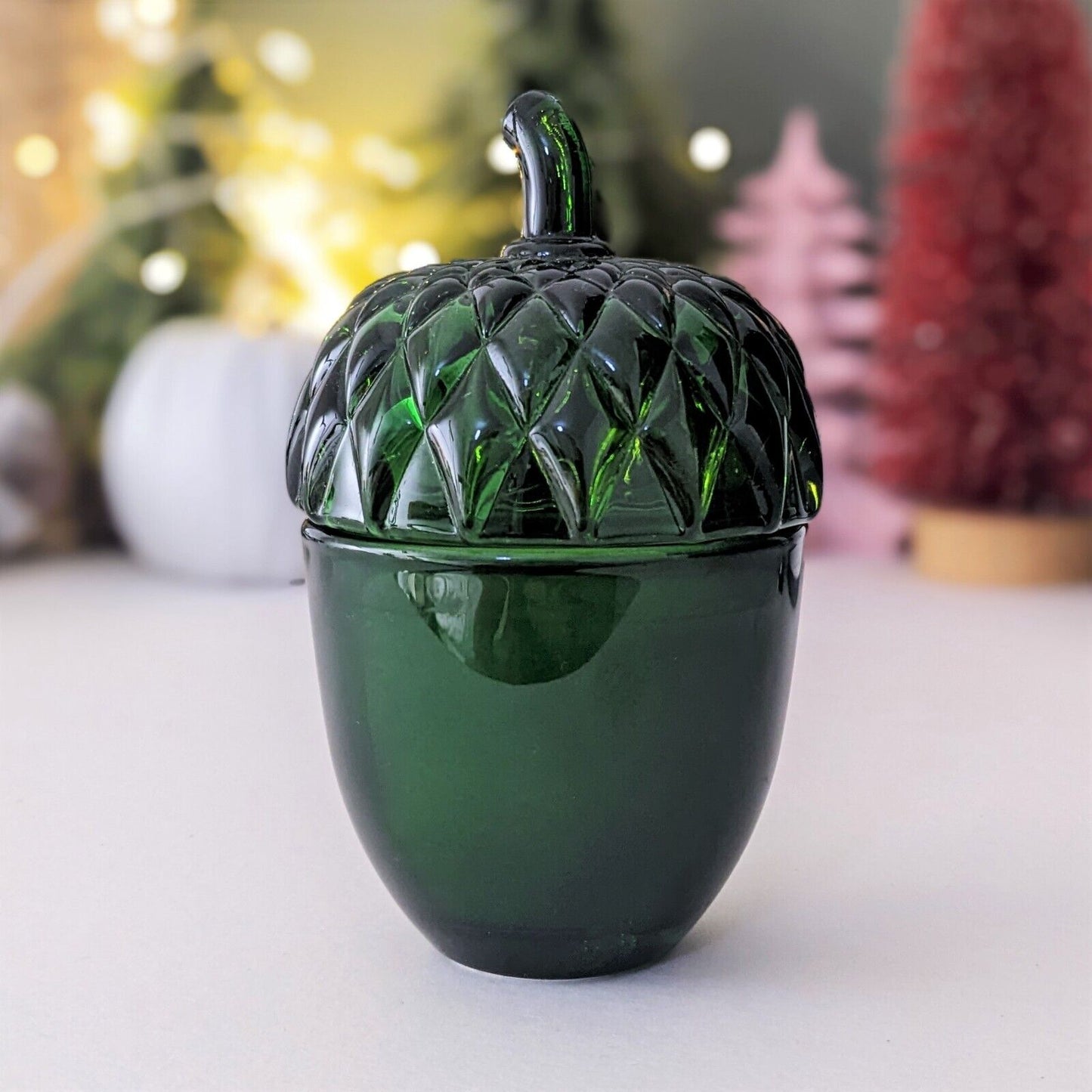 15 Hours Spiced Woods Scented Acorn Shape Candle Home Christmas Decor Ornament
