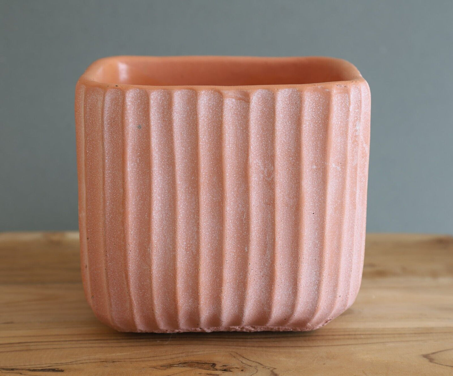 14cm Square Terracotta Plant Pot Planter Cover Clay Flowers Herbs Indoor Outdoor