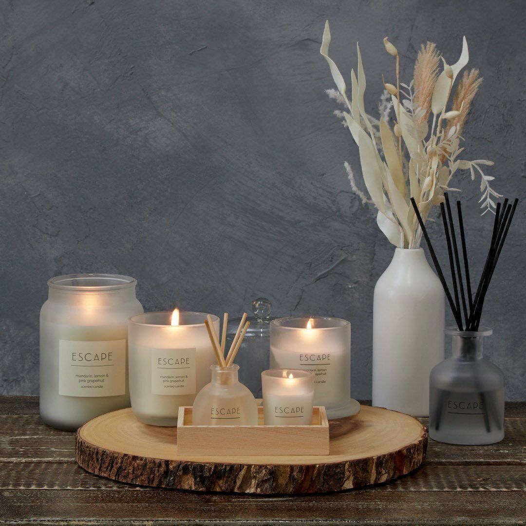 Premium Spa Scented Candle Jars Cloche Candles Diffuser Relaxing Home Fragrances