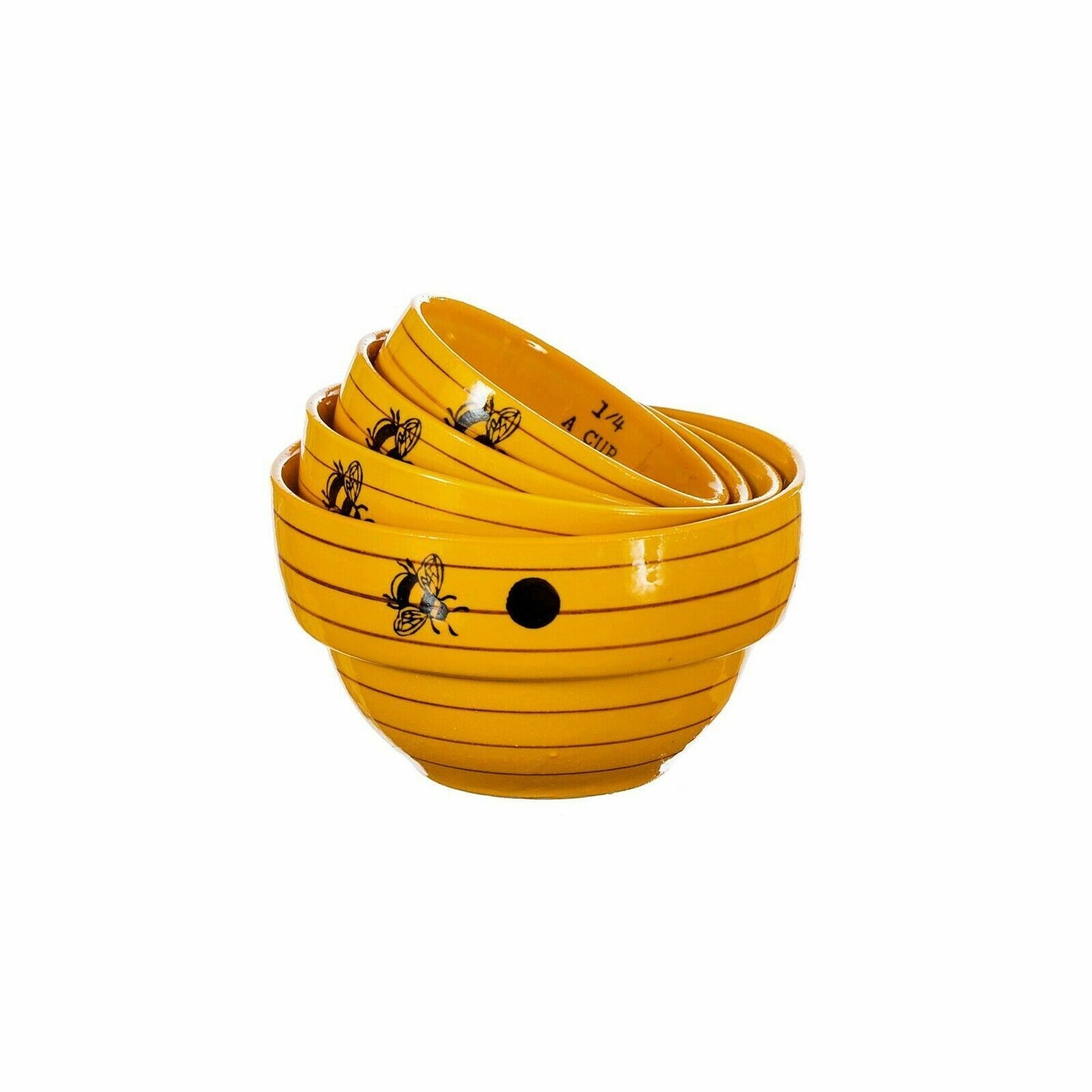 ceramic Measuring Bowls Set of 4 Measuring Cups Baking Cooking Measurement