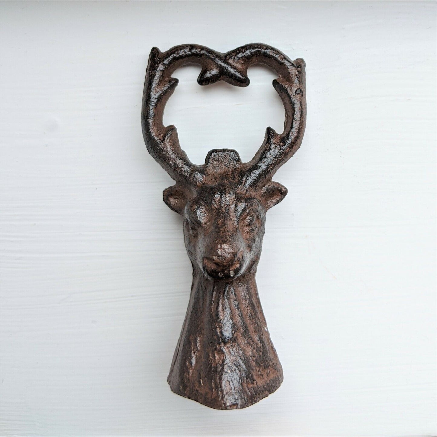 Animal Bottle Opener Stag Bear Head Cast Iron Metal Wall Mounted Bottle Opener