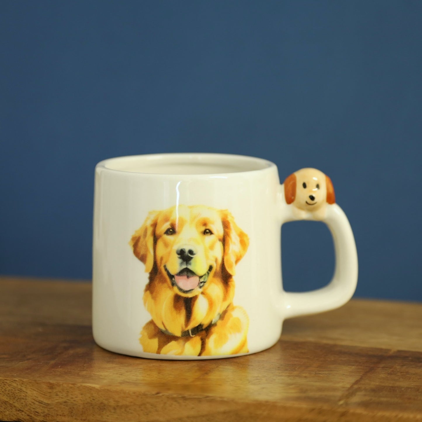 Ceramic White Mug 350ML Dogs Mug Tea Coffee Cup Novelty Kitchen Dog Figurine