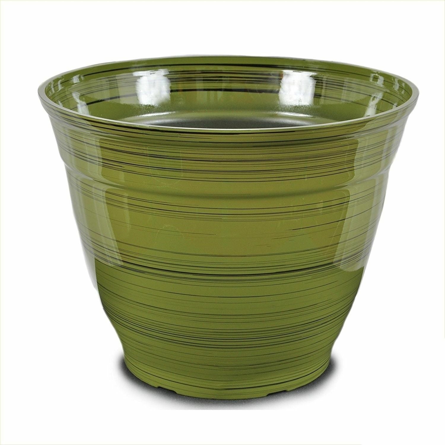 22L Large Plant Pot 38cm Tall Round Plastic Planter Outdoor Garden Flower Tree