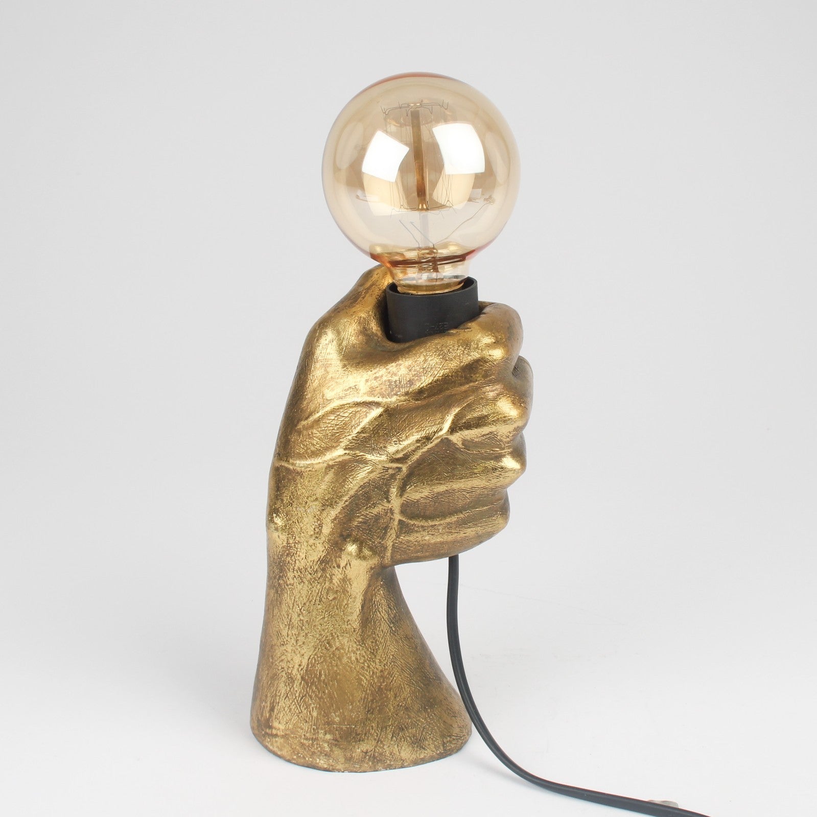 Resin Fist Wall Bulb Lamp Hook for Hanging Indoor Novelty Art Decor Ornament