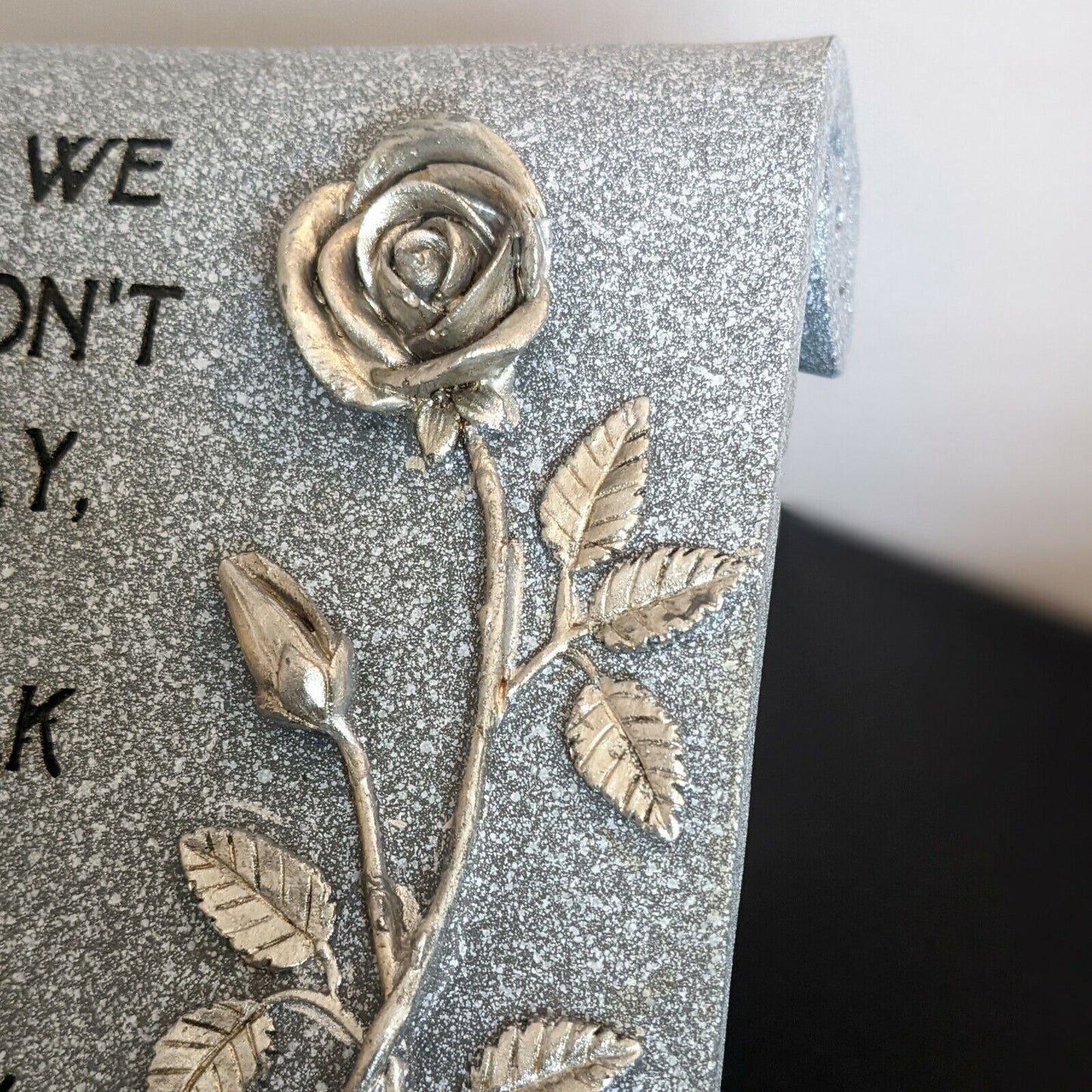 Grave Remembrance Plaque Parents Mother Father Sister Scroll Brother Loved Ones