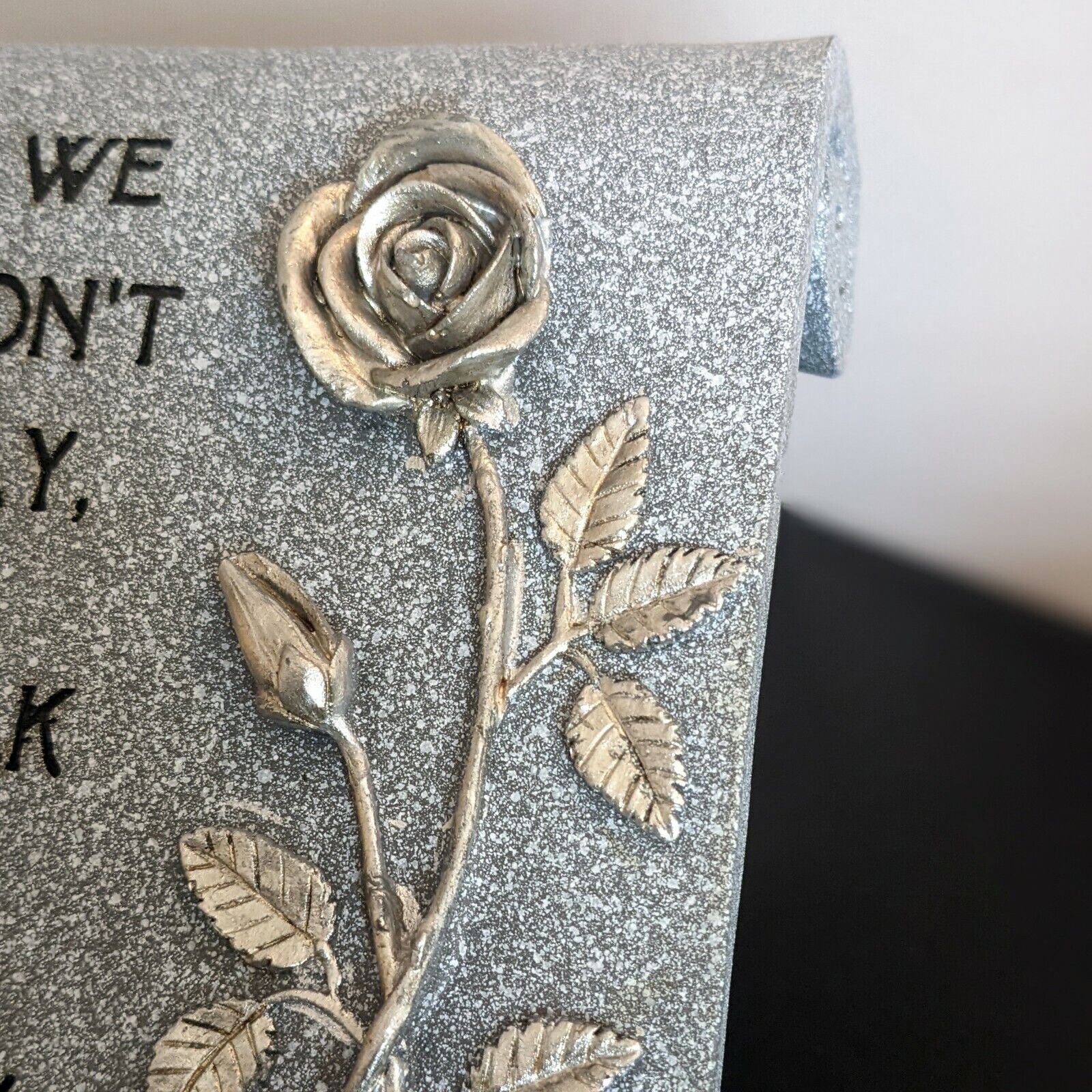 Grave Remembrance Plaque Parents Mother Father Sister Scroll Brother Loved Ones