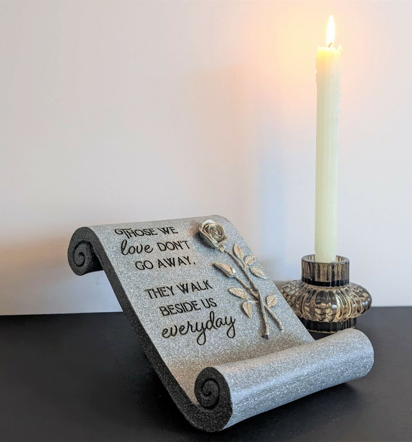 Grave Remembrance Plaque Parents Mother Father Sister Scroll Brother Loved Ones