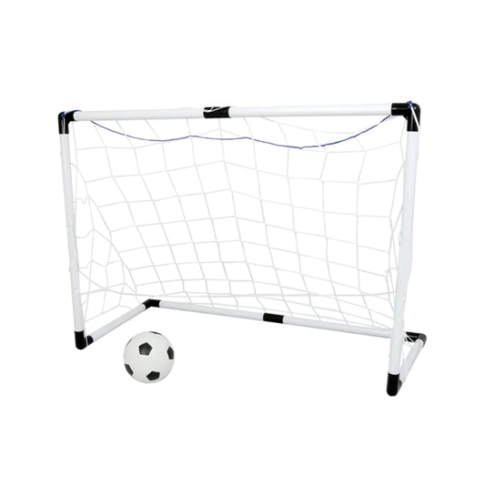 Mini Football Goal Set With Pump & Ball Kids Children Soccer Outdoor Garden Game