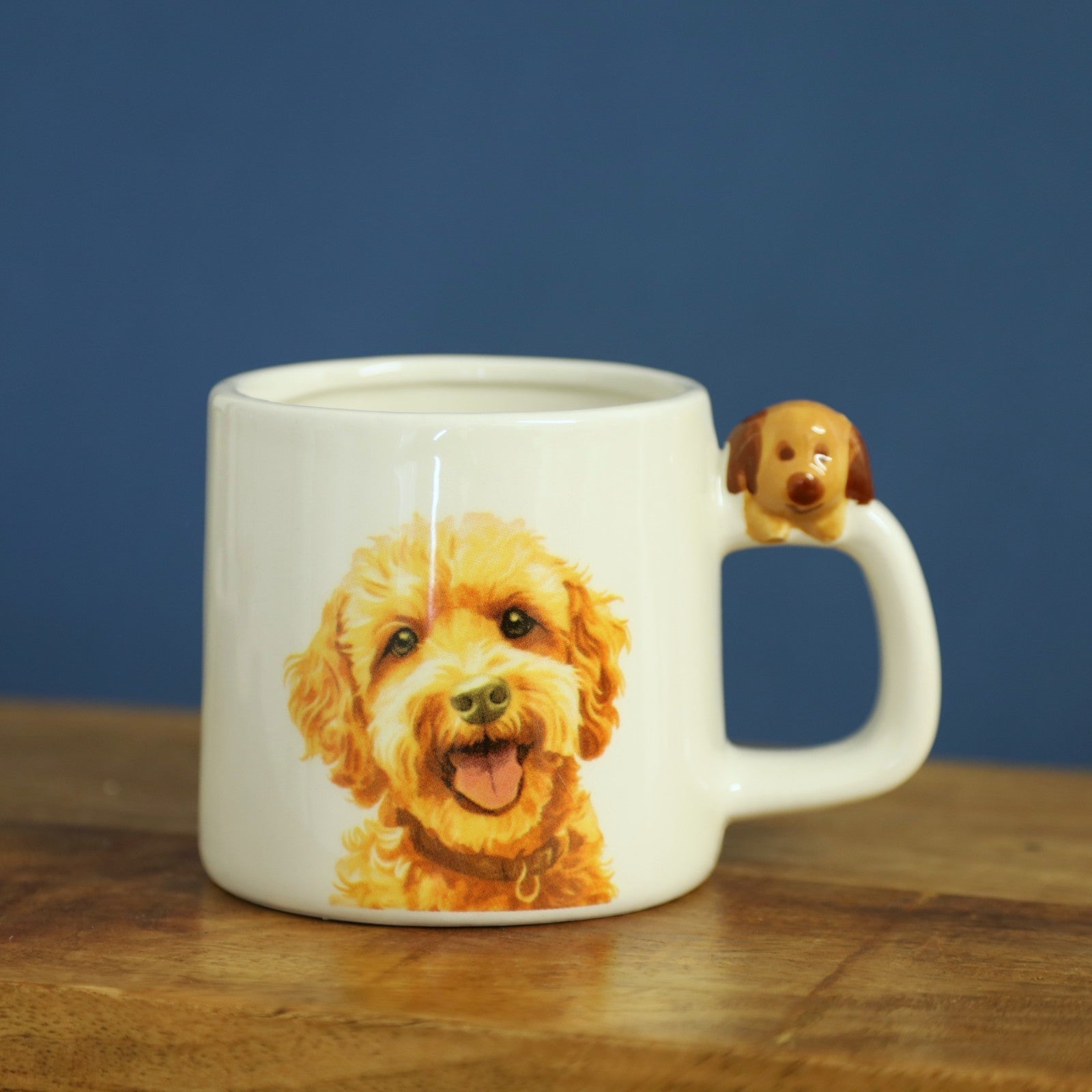 Ceramic White Mug 350ML Dogs Mug Tea Coffee Cup Novelty Kitchen Dog Figurine