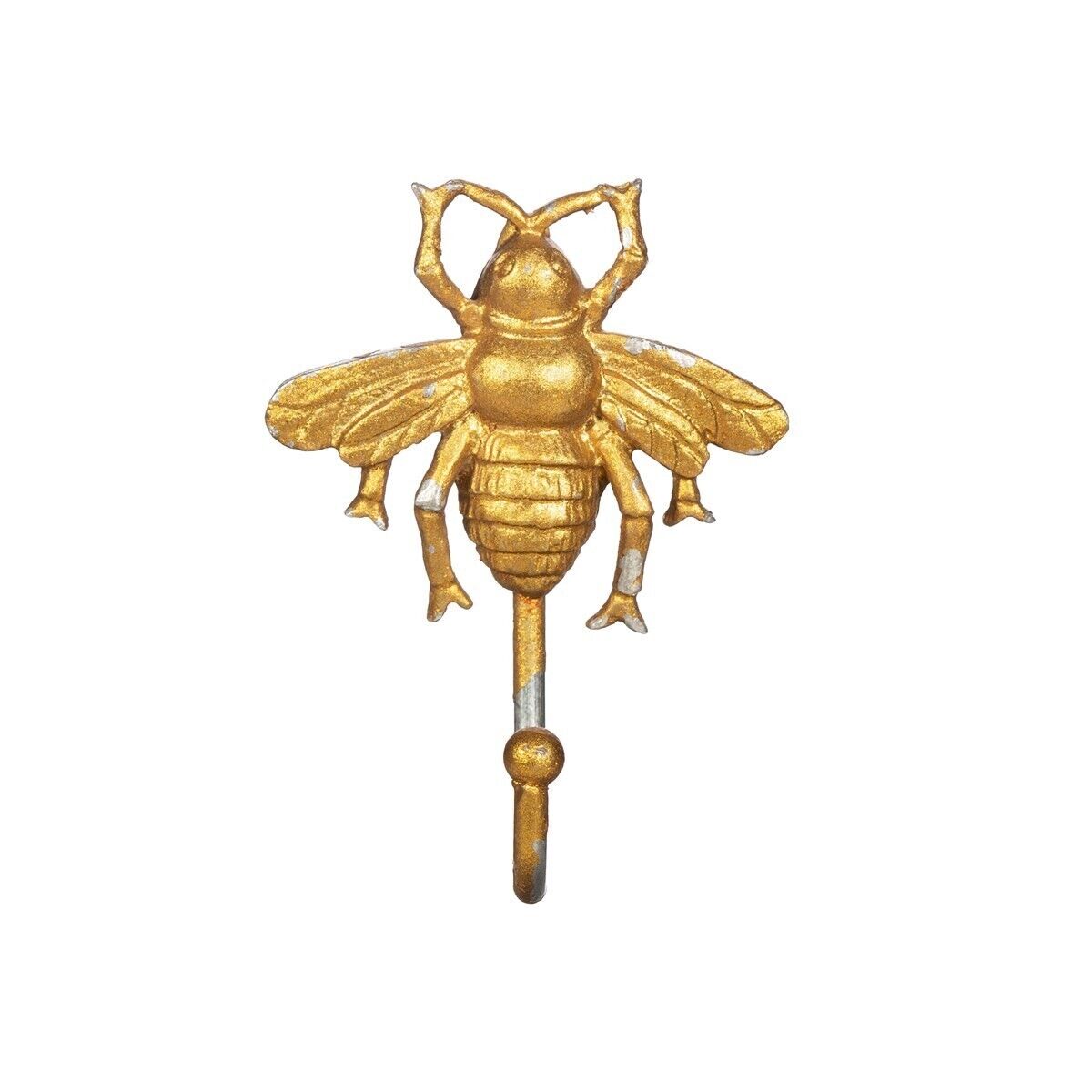 3Pc Vintage Golden Bumble Bee Mini Wall Mounted Hook Home Decor Gift Key Hanger