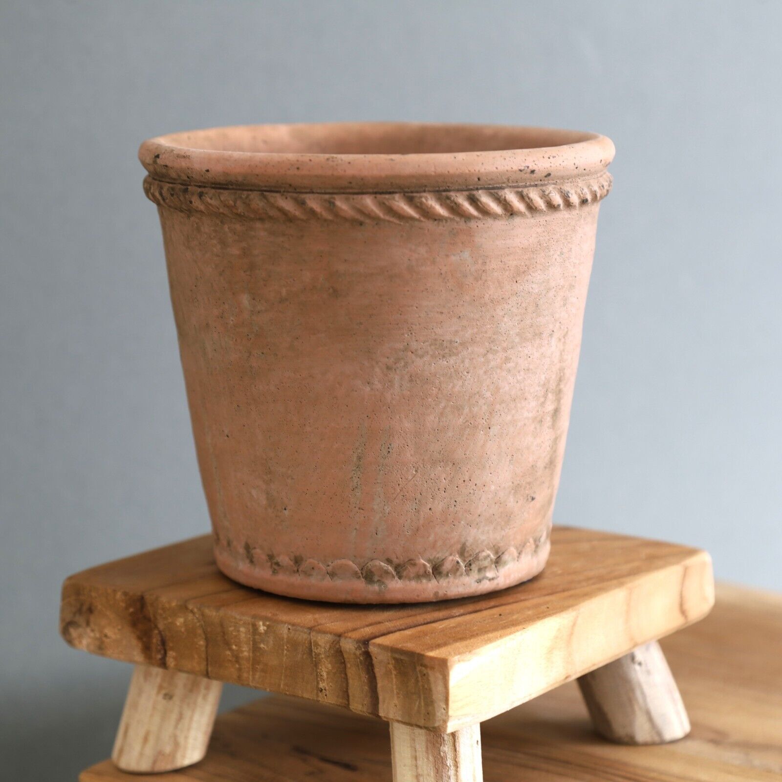 Aged Terracotta Plant Pot Planter Cover Clay Flowers Herbs Indoor Outdoor Flower