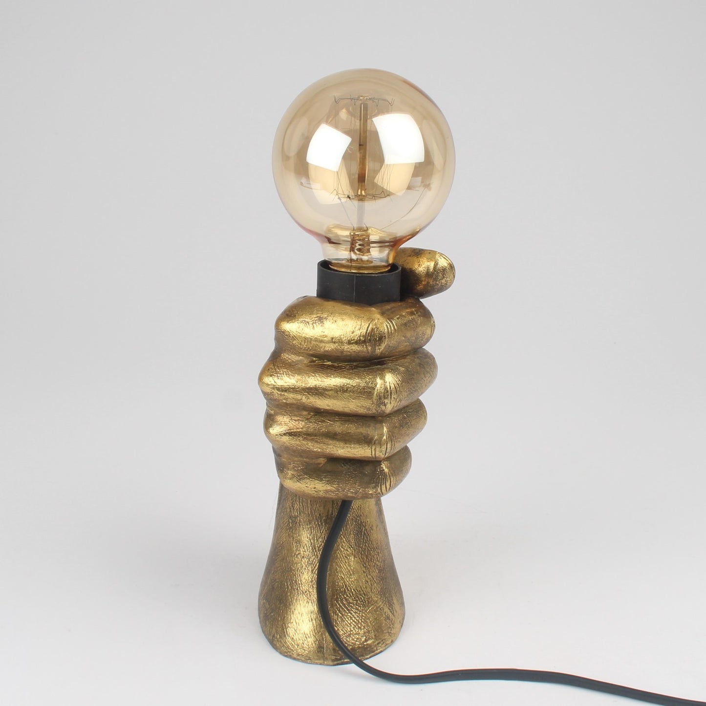 Resin Fist Wall Bulb Lamp Hook for Hanging Indoor Novelty Art Decor Ornament