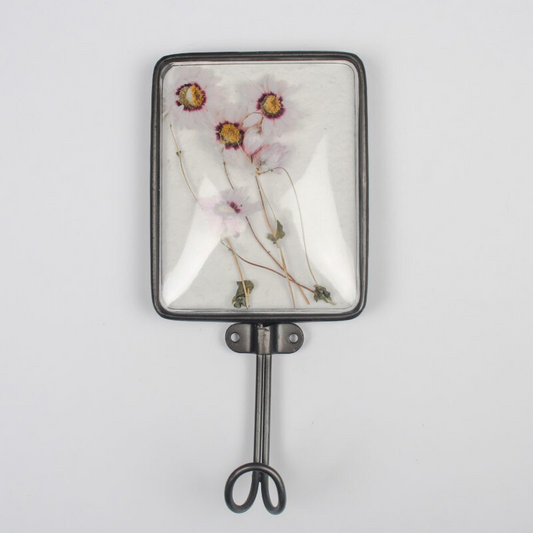 Ansell Metal Hook Floral Case Wall Mounted Scarf Hat Coat Key Hanger Hook Decor