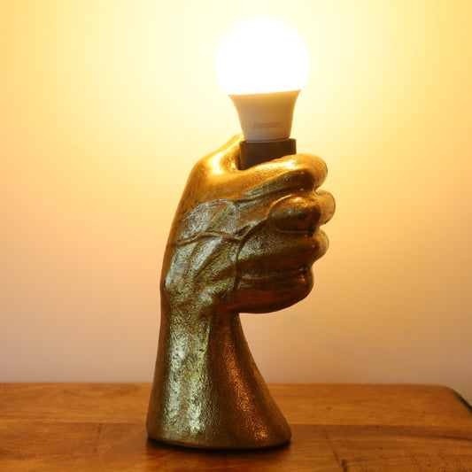 Resin Fist Wall Bulb Lamp Hook for Hanging Indoor Novelty Art Decor Ornament