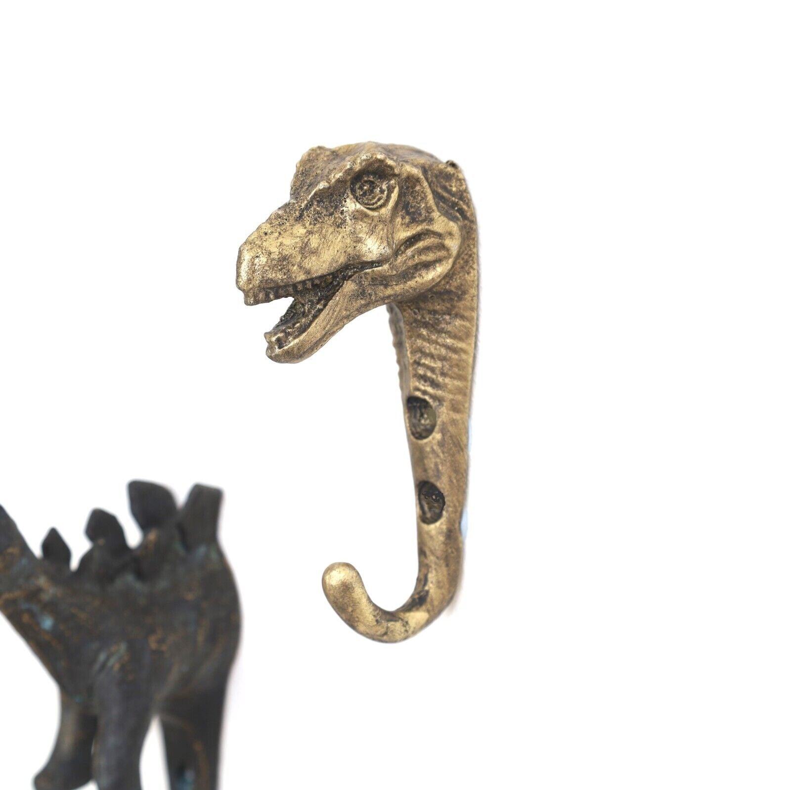 Animal Shaped Dinosaur Metal Vintage Hook Leads Coat Keys Hat Wall Hanger Hook