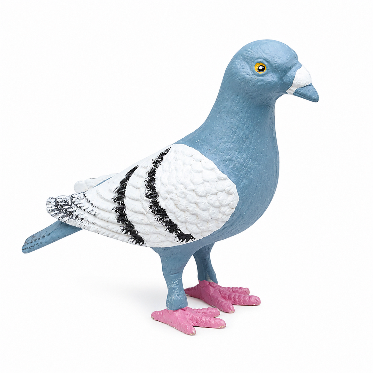 Cast Iron Pigeon & Dove Garden Ornament Paper Weight, Bookend Bird Statue Decor