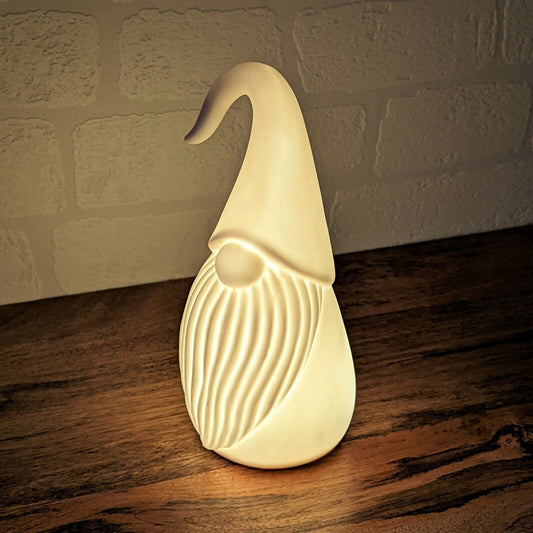Christmas Gnome Gonk 21cm LED Warm White Light Up Xmas Decorative Ornament