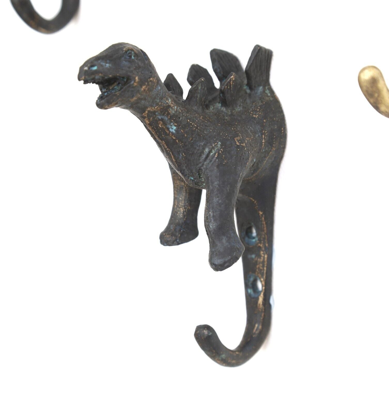 Animal Shaped Dinosaur Metal Vintage Hook Leads Coat Keys Hat Wall Hanger Hook
